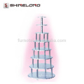 V532 Luxury Hotel/Bakery/Wedding Plastic Revolving Rotating Carriage Cake Stand